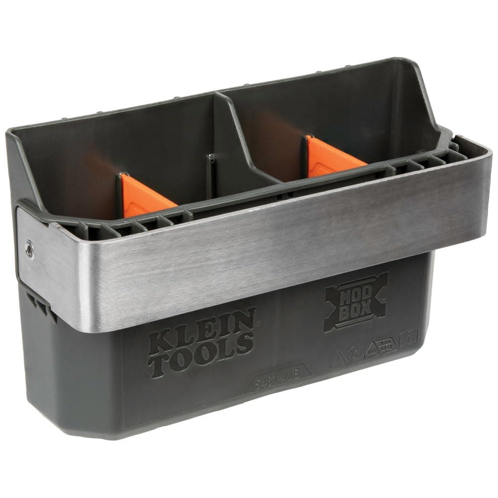 Klein Tools 54814MB MODbox Tool Carrier, Modular Tool Storage System Side Mounting Accessory, Easy One-Handed Attachment and Slim Profile