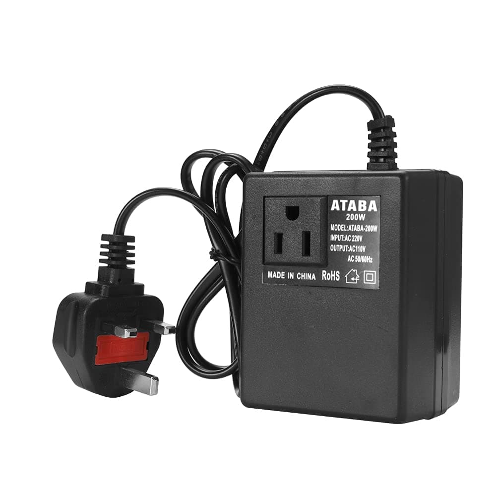 OUNA ligent Efficient Household 200W AC 220V To Step Down Transformer Voltage Converter Travel Power Adapter