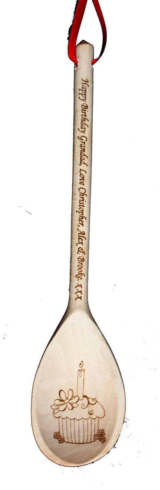 GPG LtdBESPOKE PERSONALISED BIRTHDAY CELEBRATION BEECH WOOD SPOON