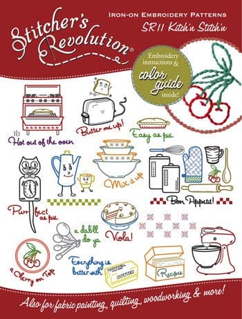 Kitch'n Stitch'n (Stitcher's Revolution) - Iron On Transfer