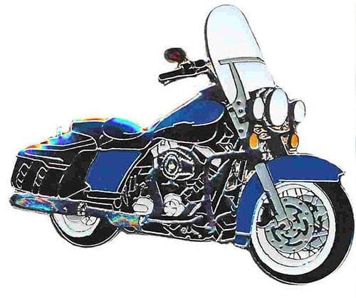 Harley Road King Enamel Pin Badge