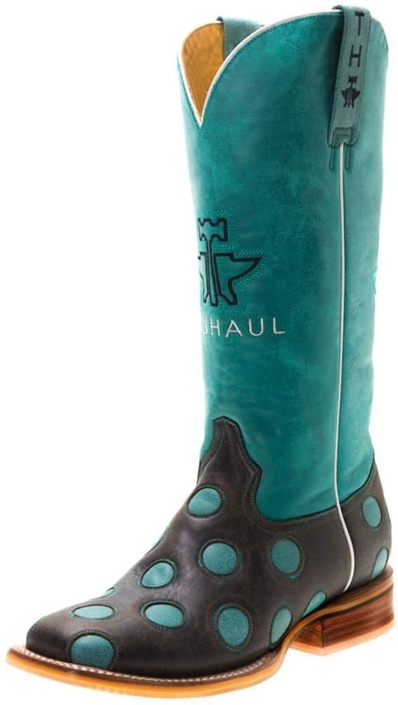 Tin Haul Boots Holey Moley with Balanced Sole