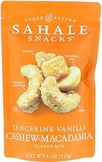 Glazed Mix, ,Tangerine Vanilla Cashew-Macadamia, 4 oz- pack of 4