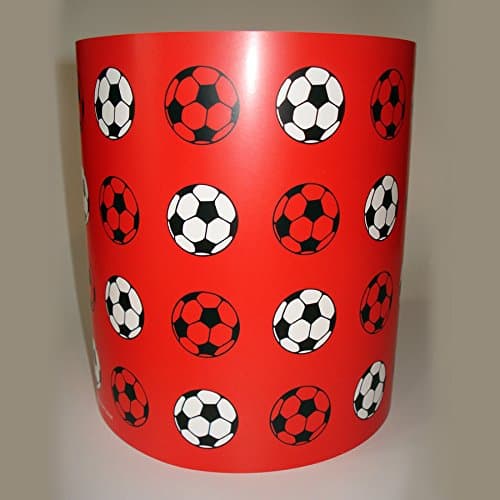 RED FOOTBALL LIGHT LAMP SHADE
