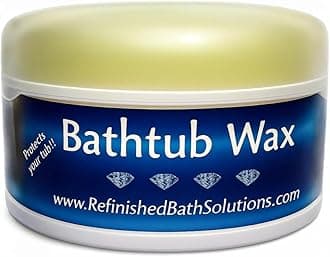 Bathtub Wax The Original Refinished Tub Protector - Best Tub Cleaner Polish - Best Polish To Protect Refinished Tubs - Prolongs Tubs Life - Ekopel 2k's Prefered Wax - Allows For Easy Cleaning