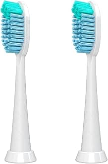 Sonic Electric Toothbrush Replacement Heads (2-Pack) – Whitening Head – Replacement Heads for the TAO Clean Electric Toothbrush and Docking Station