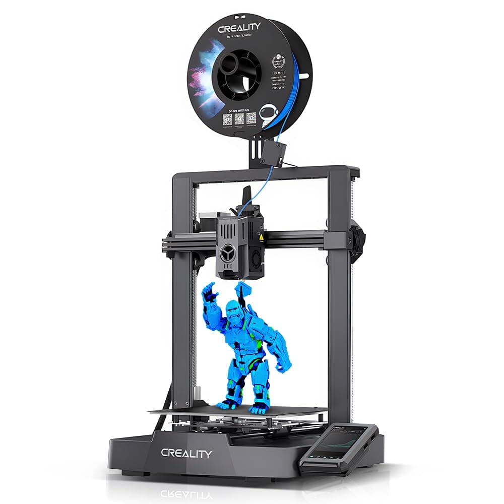 Creality Ender-3 V3 KE 3D Printer, 500mm/s High-Speed Printing, Auto-Leveling, 300℃ Sprite Extruder, Linear Rail, Dual Fans, 220×220×250mm Build Volume