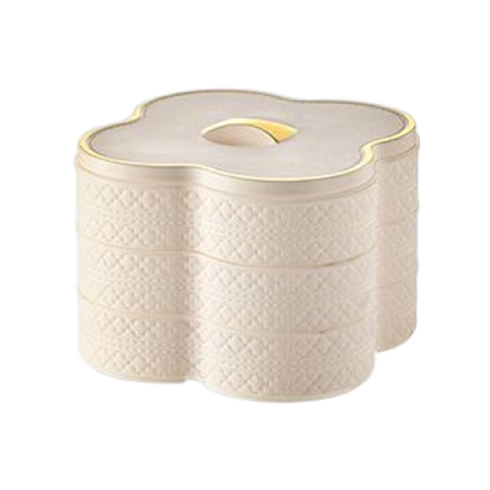 Dried Fruit Storage Tray Snack Storage Container Fruit Plate Food Container Living Room Decor Party Serving Platter for Candy Cookies, White/318