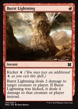 Magic The Gathering - Burst Lightning (109/249) - Modern Masters 2015