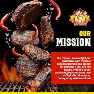 MeatSoHorny Maple Bourbon Rub Seasoning, No Added Gluten BBQ Spice Blend for Pork, Chicken, Steak, Beef, Turkey, Vegetables, Low Sugar, Natural, MSG Free Grilling and Cooking Dry Rub, 4 Oz