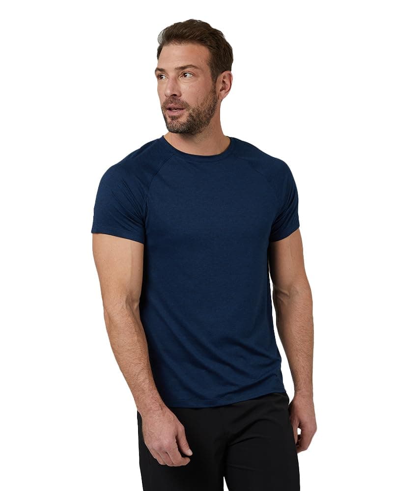 32 Degrees Cool Men’s Active T-Shirt | Raglan Short Sleeve | Quick Dry | Anti-Odor