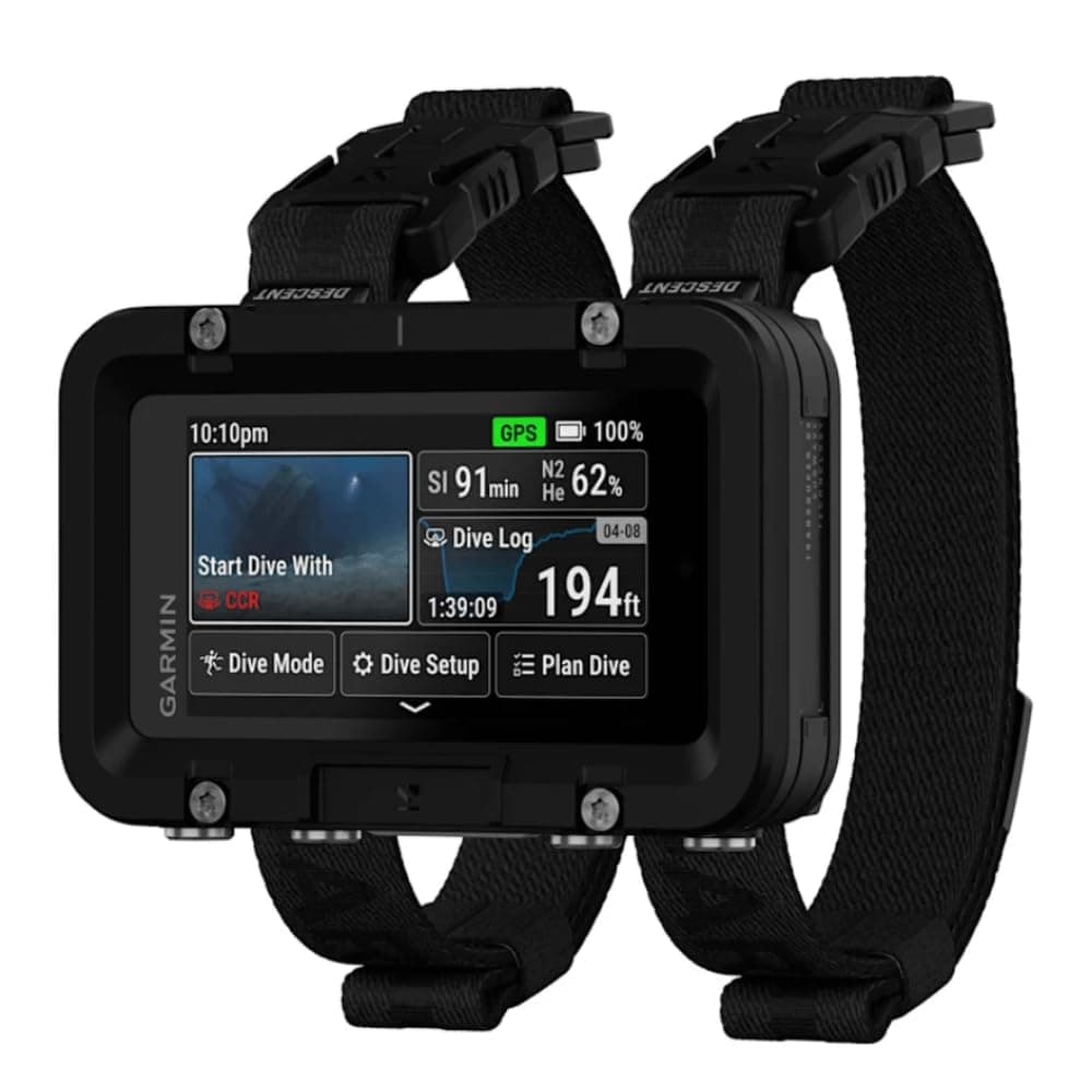 GARMIN Descent X50i Premium Dive Computer | 3-Inch Vibrant Colour Touchscreen Display and 20 ATM Dive Rated with Leak Proof Buttons | Diveview Colour Maps with Depth Contours and Dive Sites