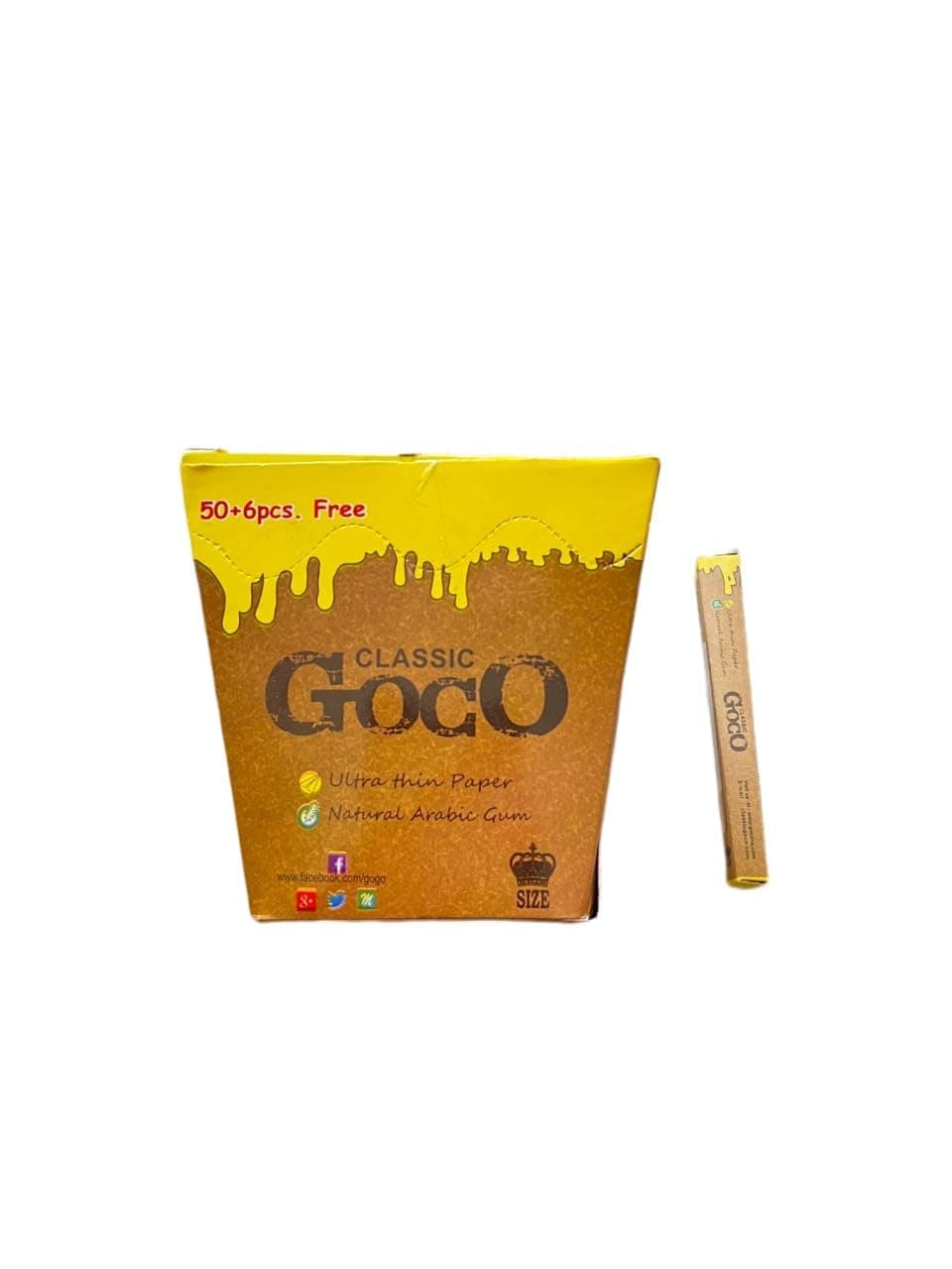 Karya Siddhi Traders Brown Perfect Roll, Smoking Roll King Size Filter Paper, Pre Rolled Cones - 50 + 6 Piece Free