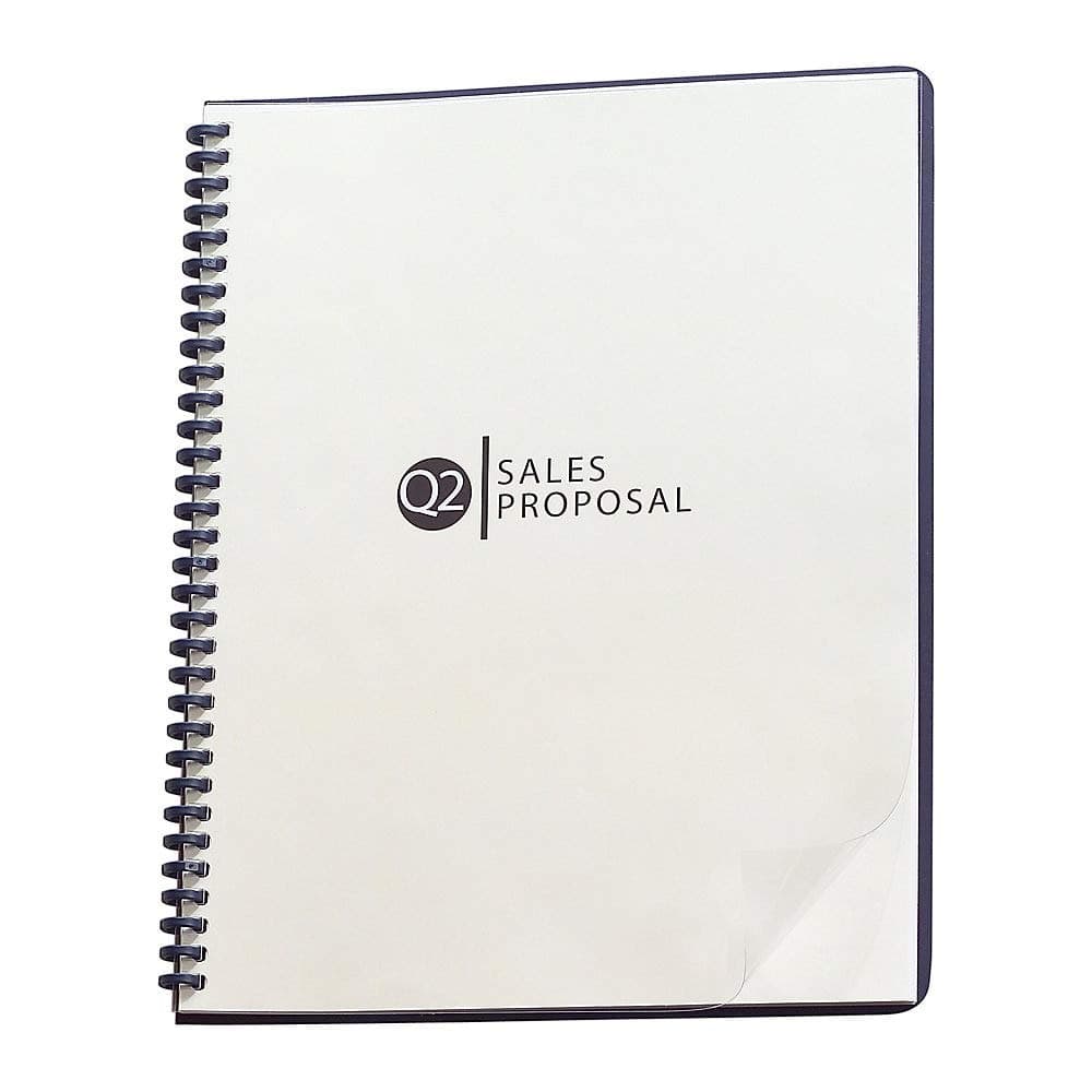 Swingline GBC Clear View Presentation Covers, Pre-Punched for ProClick, 32 Hole, Square Corners, 25 Pack (2020040)