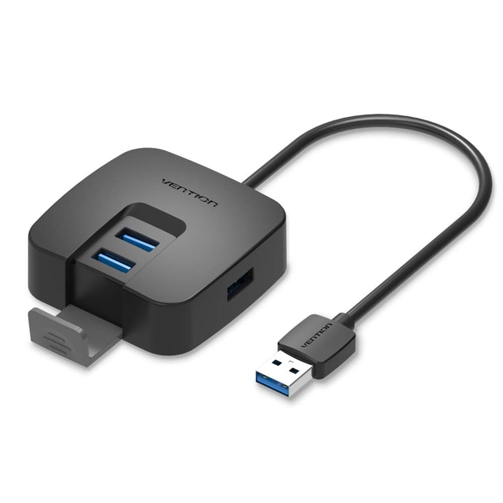 USB3.0 Hub, 5Gbps Super Speed 4-Port USB 3.0 Hub Splitter, Portable (1 Meter, CHBB)
