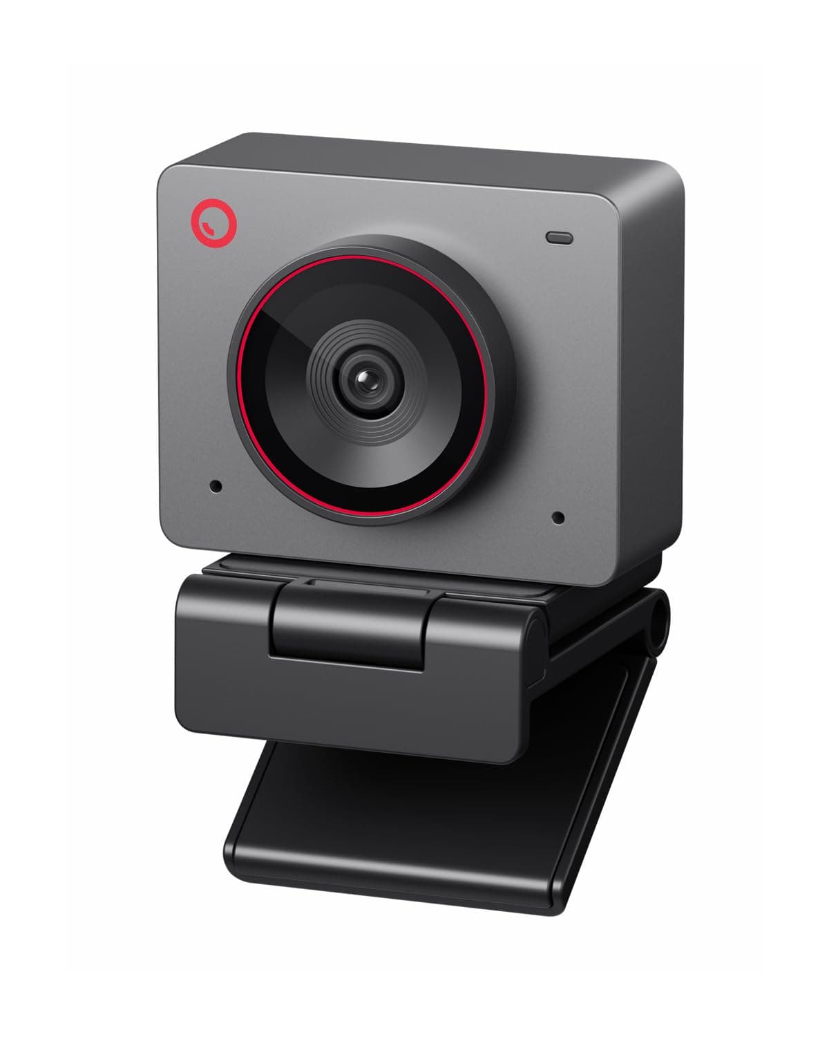 Meet 2-4K Webcam for PC with 1/2" Sensor, AI Framing & Autofocus, Beauty Mode, Lightweight, Gesture Control, HDR, Dual Microphone, 60 FPS, Web Cam for Streaming, Meeting, Gaming. (Space Grey)