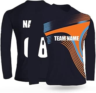 Daily OrdersCricket Sports Jersey for Men With Team Name and Number Printed - Full Sleeves T-Shirt Dodr1009-C100111-C-FS