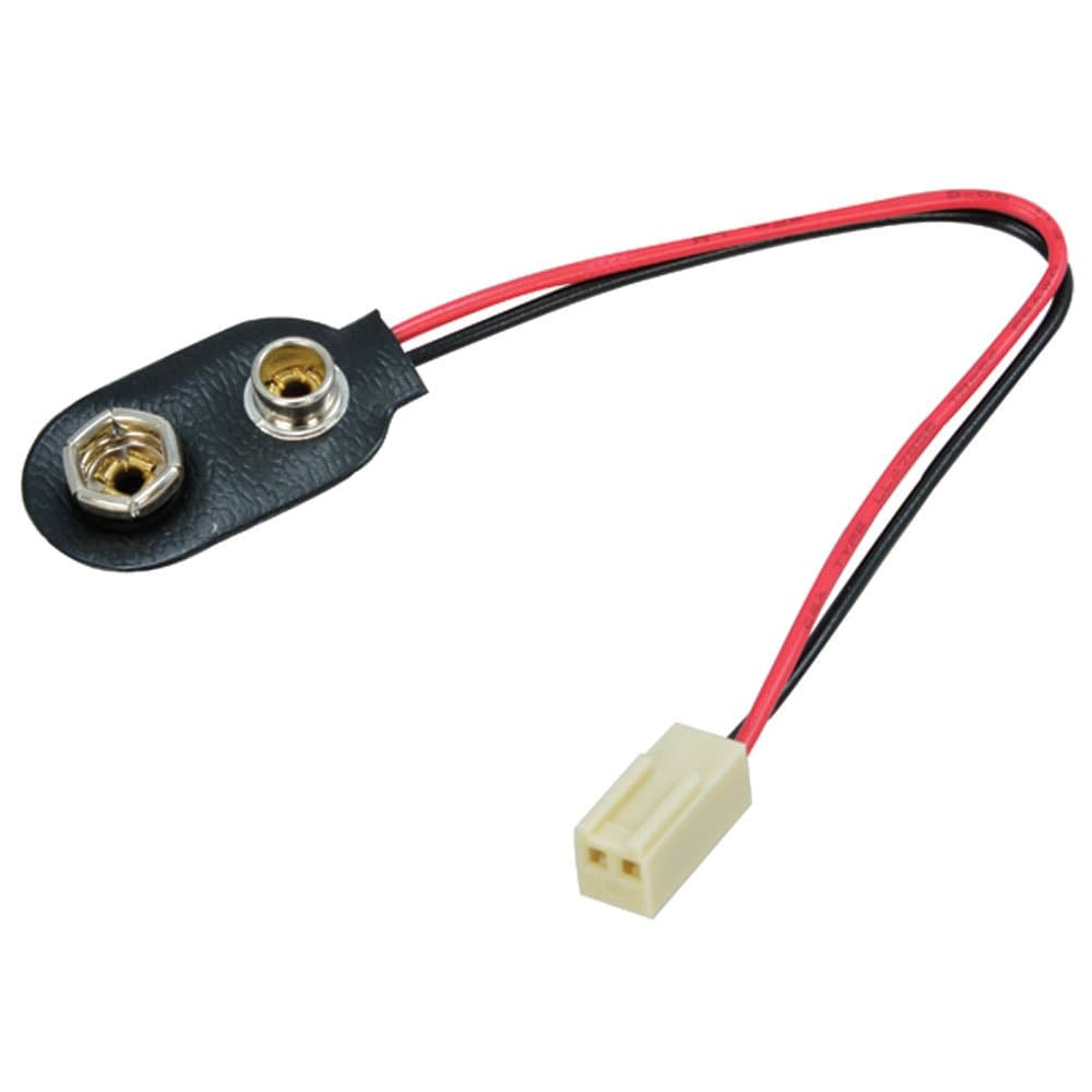 Eagle Plastics 121-0426/IM-GR Battery Snap with JP2411-2P Connector, 9V (Pack of 5)