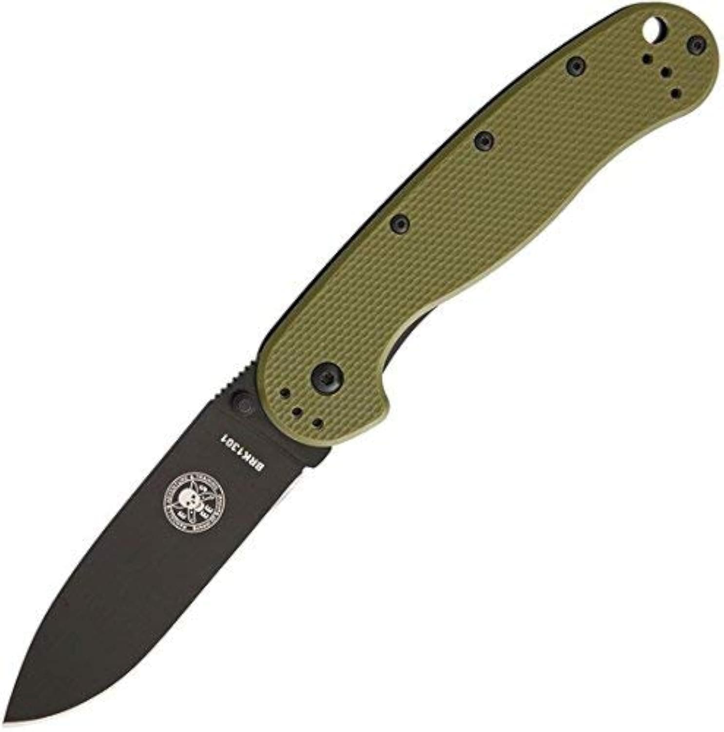 BRK Designed Avispa Framelock OD/Black D2 BRK1302ODB