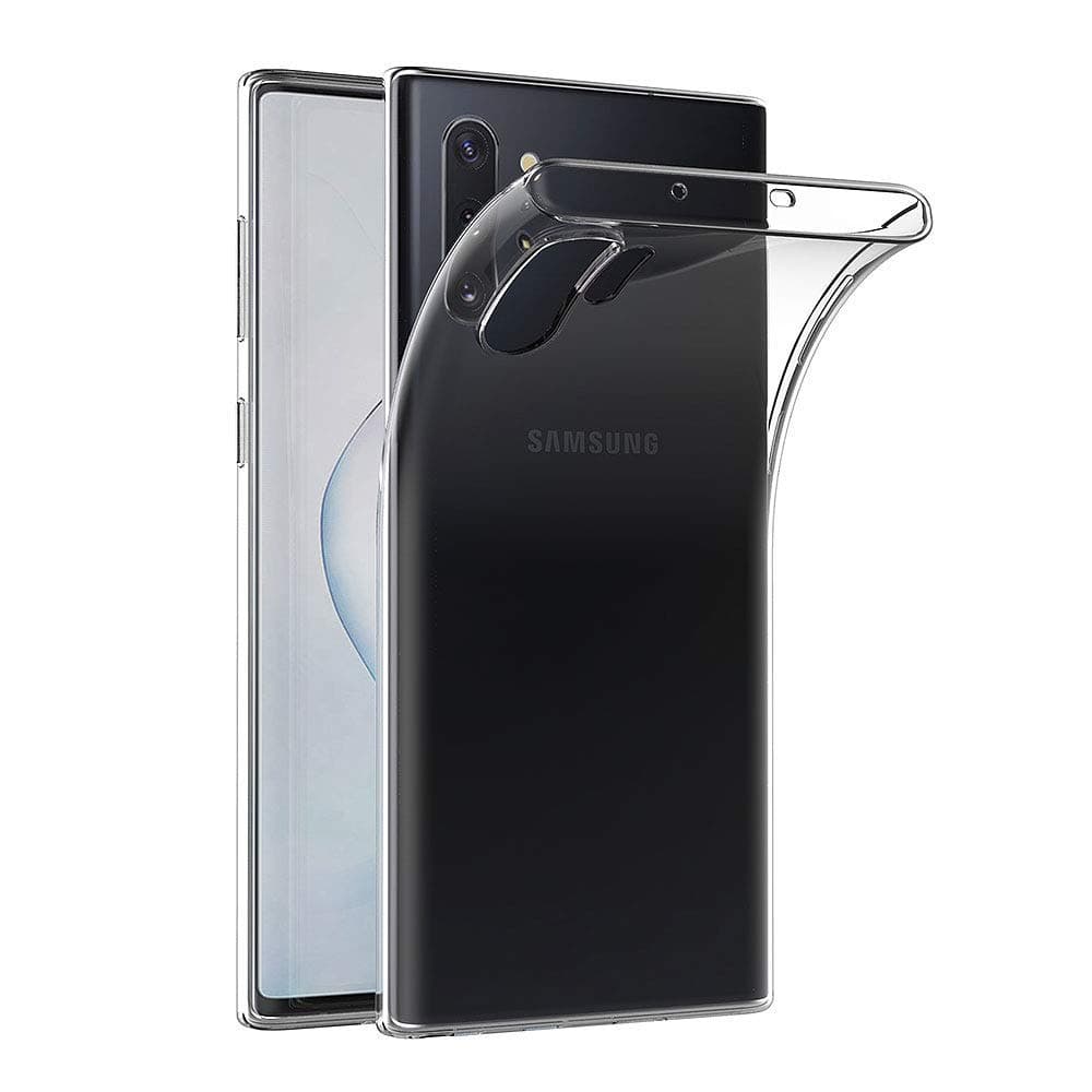 MaiJin Case for Samsung Galaxy Note 10 Plus/Galaxy Note10 Plus 5G (6.8 inch) Soft TPU Rubber Gel Bumper Transparent Back Cover