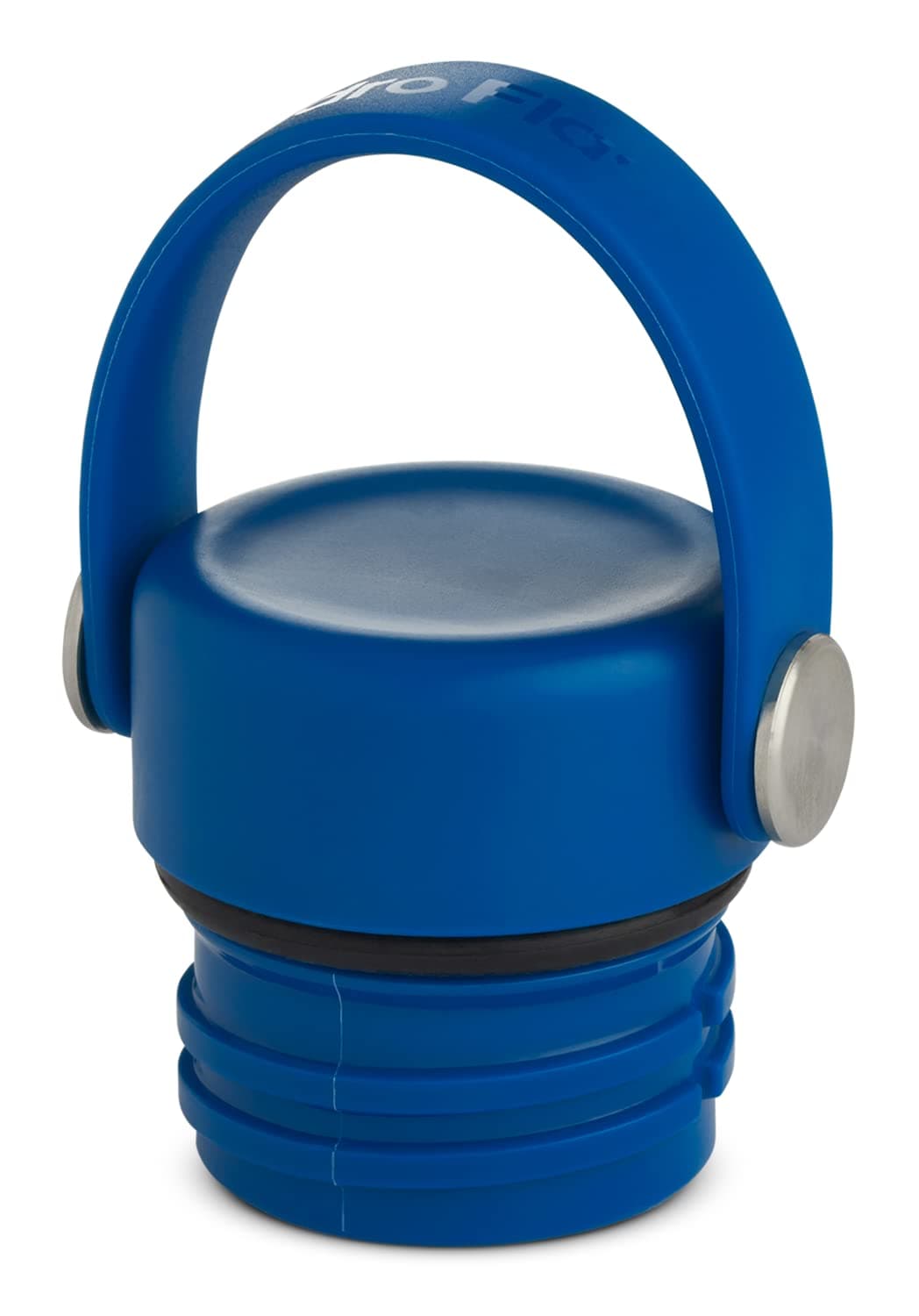 Standard Mouth Leak Proof Flex Cap - Leak Proof Cap with Honeycomb Insulation and Strap with Stainless Steel Pivots - BPA-Free and Toxin-Free - Cobalt