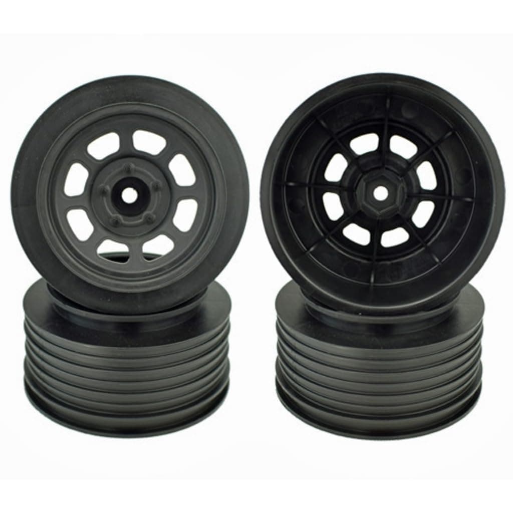 Speedway Short Course Wheels (Black) (2) (21.5mm Backspace) (Slash Rear) w/12mm Hex