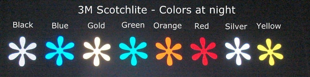Green Asterisk Bicycle Reflective Reflector Sticker Decal