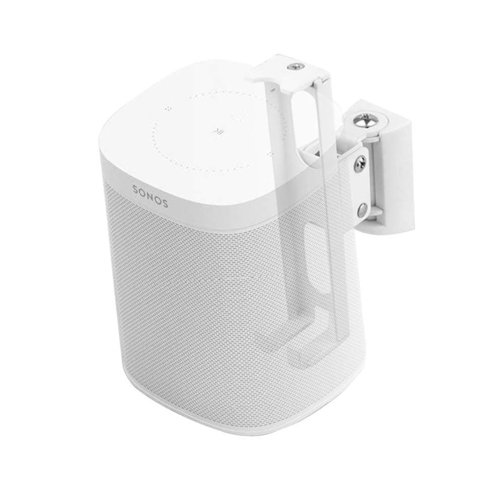 Wall Mount Bracket for SONOS ONE/SONOS ONE SL/SONOS Play 1 Speaker (Swivel and Tilt,Compatible with Both SONOS ONE/ONE SL/SONOS Play 1,White Single pc)