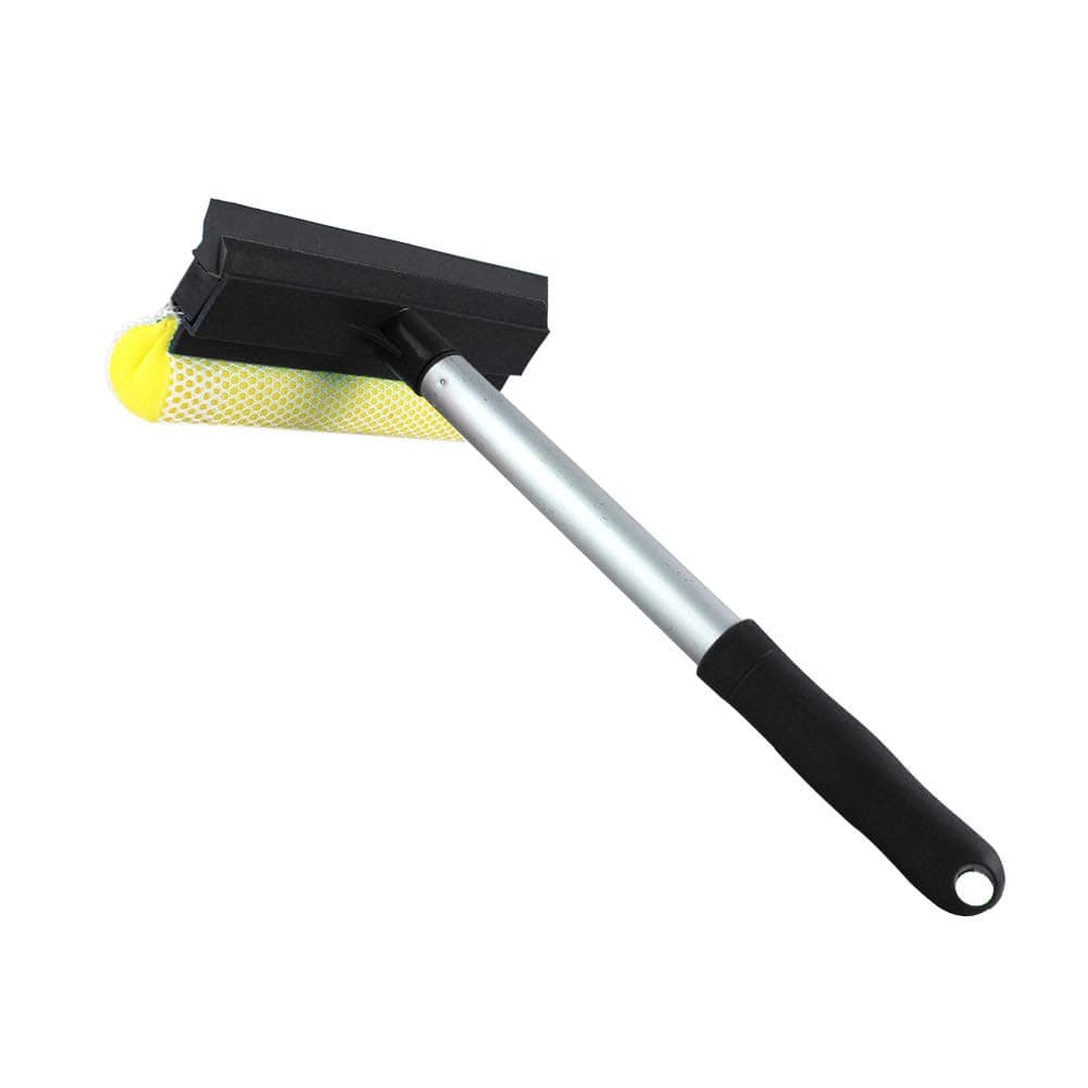 GLOYY 2 in 1 Window Squeegee Cleaning Tool Window Cleaner Car Squeegee Washing Equipment Black