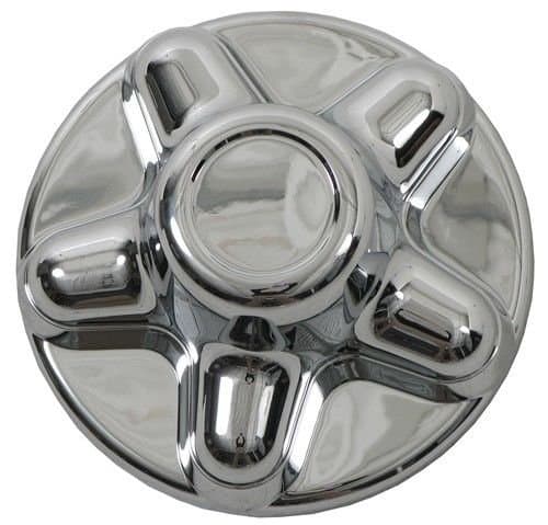 (1) Chrome Trailer Wheel Hub Cap Covers 5 lug 5 x 4.5" pattern, cargo,camper