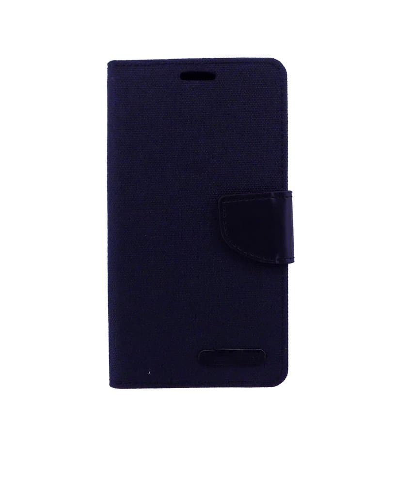 TECHSHARP Dairy Case Flip Cover for Samsung Galaxy On5 (Black)