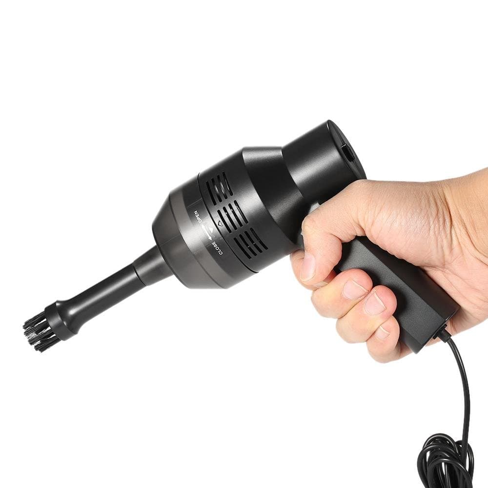 Handheld Vacuums Portable Mini USB Vacuum Cleaner Computer Dust Blower Duster for Pet Car Laptop Keyboard Camera Phone
