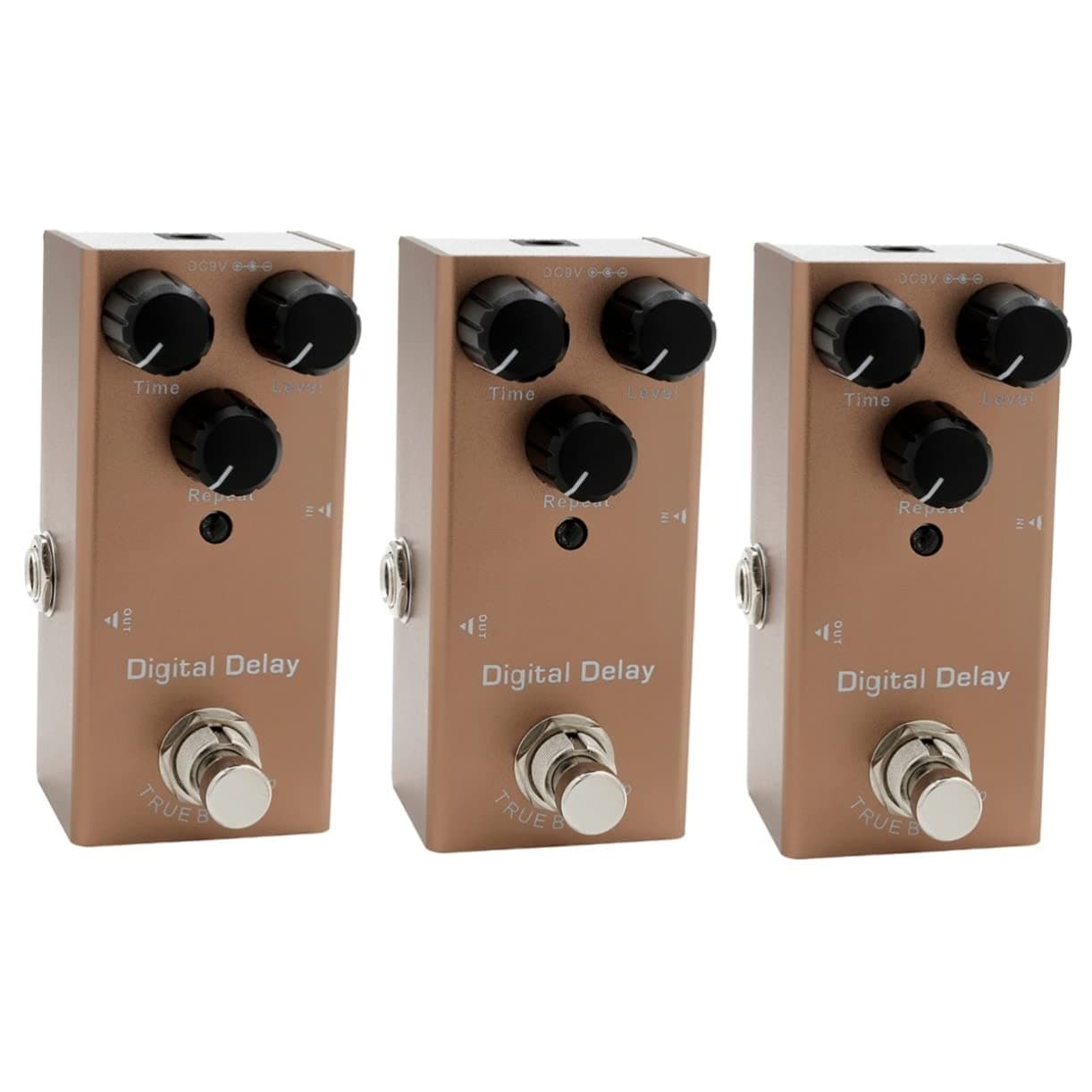 3pcs Guitar Effects Analog Delay Effects Guitar Accessories Guitar Mini Effector Guitar Multi Effects Guitar Recording Effector Delay Pedal Practical Guitar Effector Guitar Part