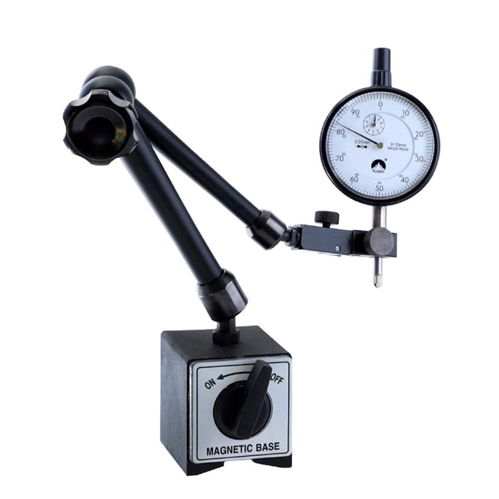 Dial Indicator 0-10mm/0.01mm with Magnetic Base Holder