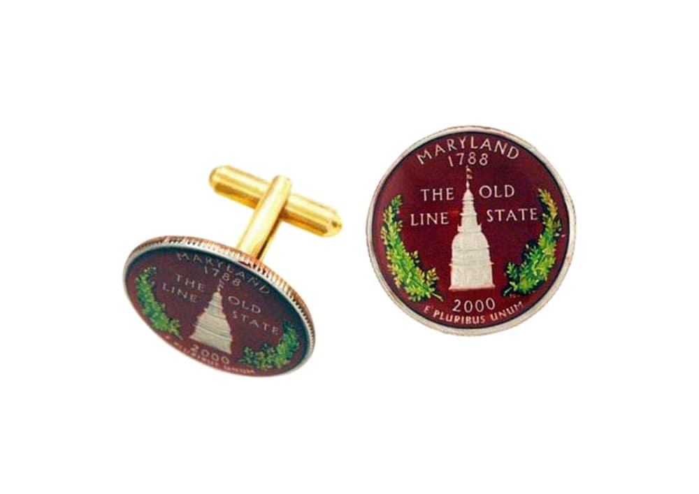Maryland Quarter Coin Cufflinks