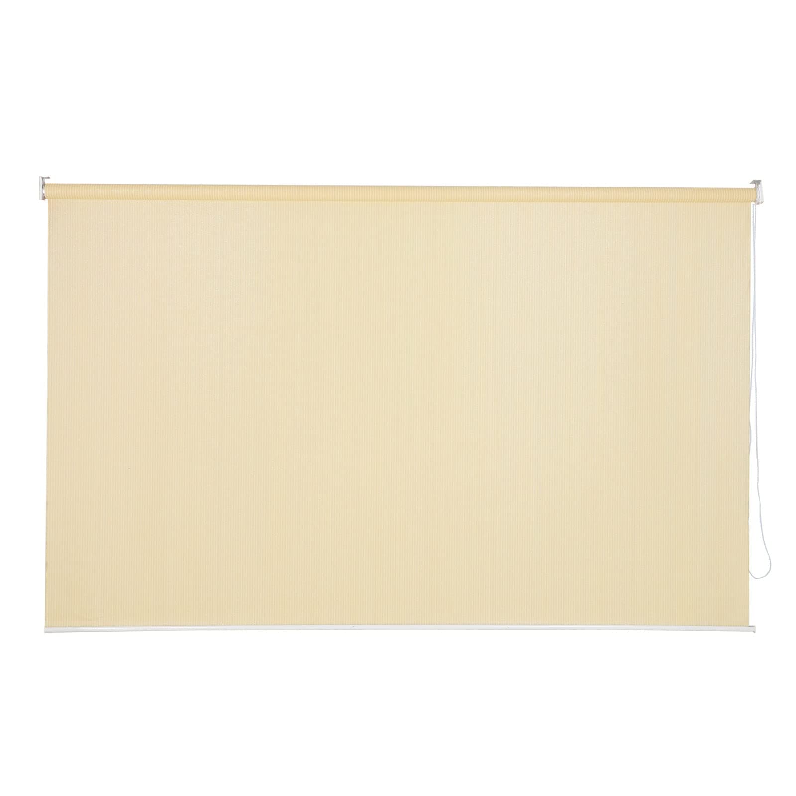 PHI VILLA Outdoor Roller Shade 8' (W) x 8' (H), Patio Shades Roll Up, Wheat