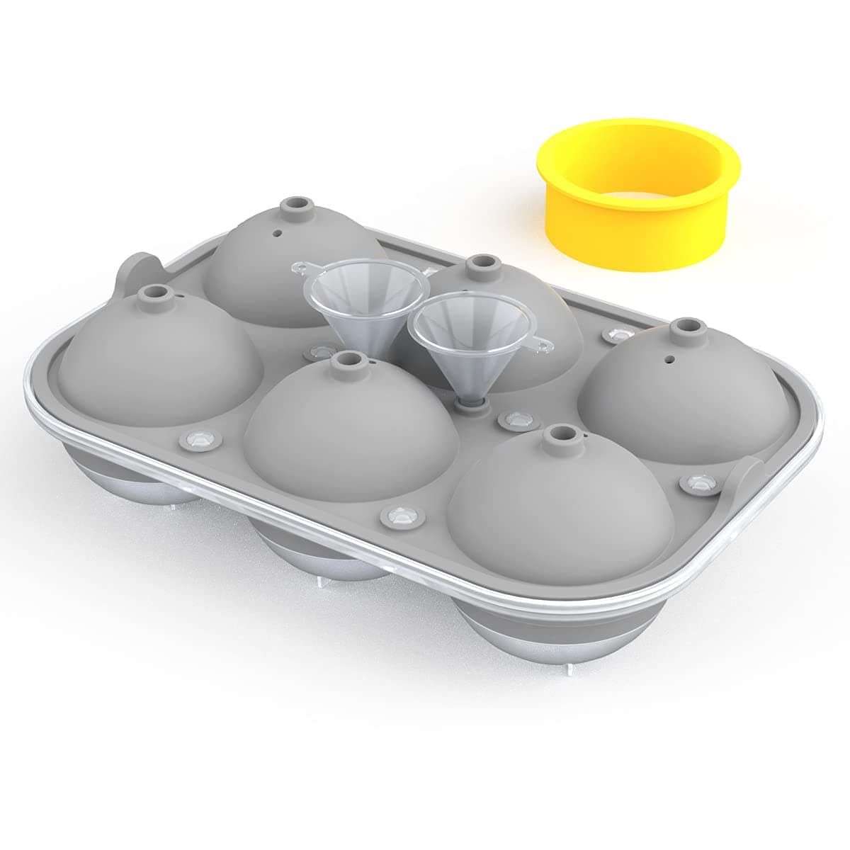 Ankway Large Sphere Ice Tray (Grey)