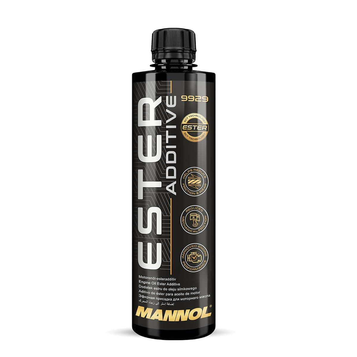 9929 Ester Additive |Engine Protection|All Types of Engines|Diesel and Petrol|Four-Stroke|Two-Stroke |Prevents deposits of lacquers|Resins|Sludge|Oil leaks Imported from Germany (450ML)