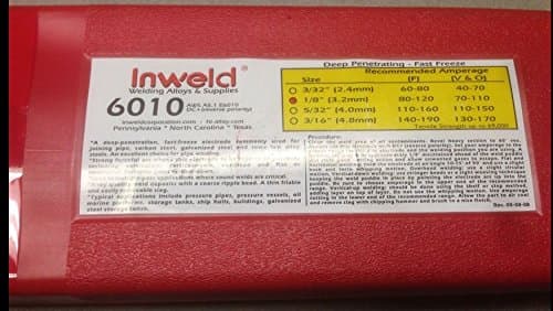 E6010 Stick Electrodes Welding Rod 1/8 10 Pounds