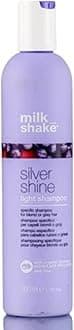 Milk Shake Silver Shine Light Shampoo, White, 300 Millilitre