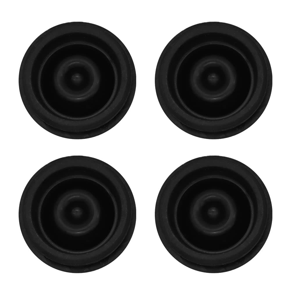 4 Pack Trailer Hub Cap Rubber Plugs, Fits 1.98 Inch Trailer Hub Dust Caps, Rubber Grease Plug for Most 2000 to 3500 Pound Dexter EZ Lube Trailer Camper Axle