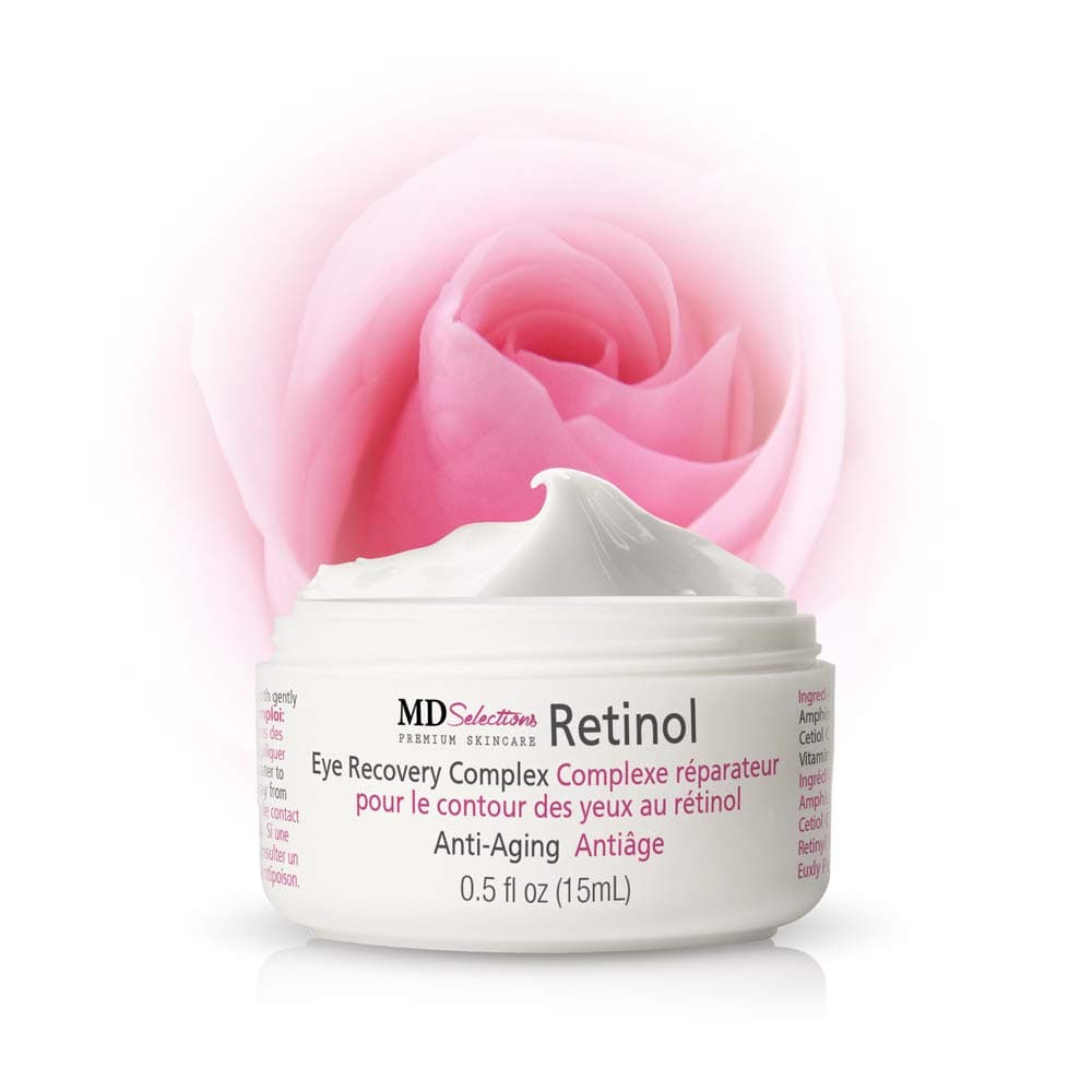 MD Selections Retinol Eye Recovery Complex, White/Pink