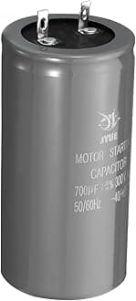 PATIKIL Motor Start Capacitor, 700uf 300V 50/60Hz CD60 Running Capacitor for Air Conditioners, Electric Motor Starts