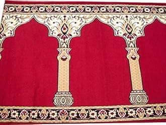 SUPPLE CARPETS Washable ZANAMAZ Prayer Carpet for MASJID (Mosque) & Gallery Carpet with 0.5 INCH Thickness 4 x 42 feet ZANAMAZ Carpet