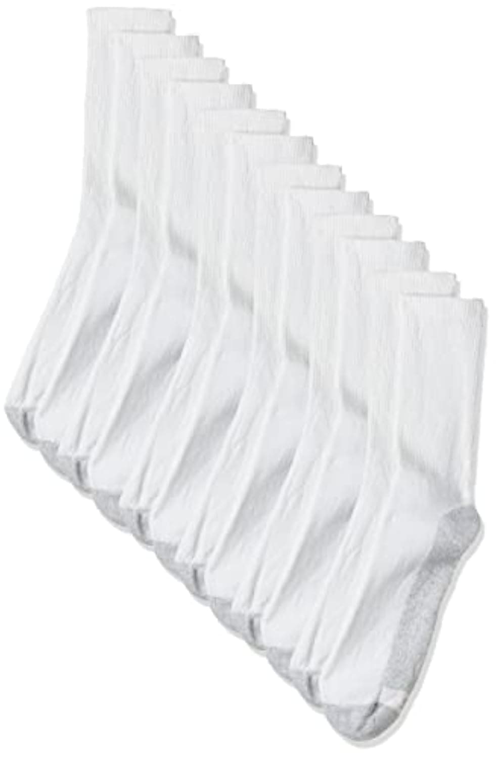 Hanes Men's 6-Pack FreshIQ Cushion Crew Socks