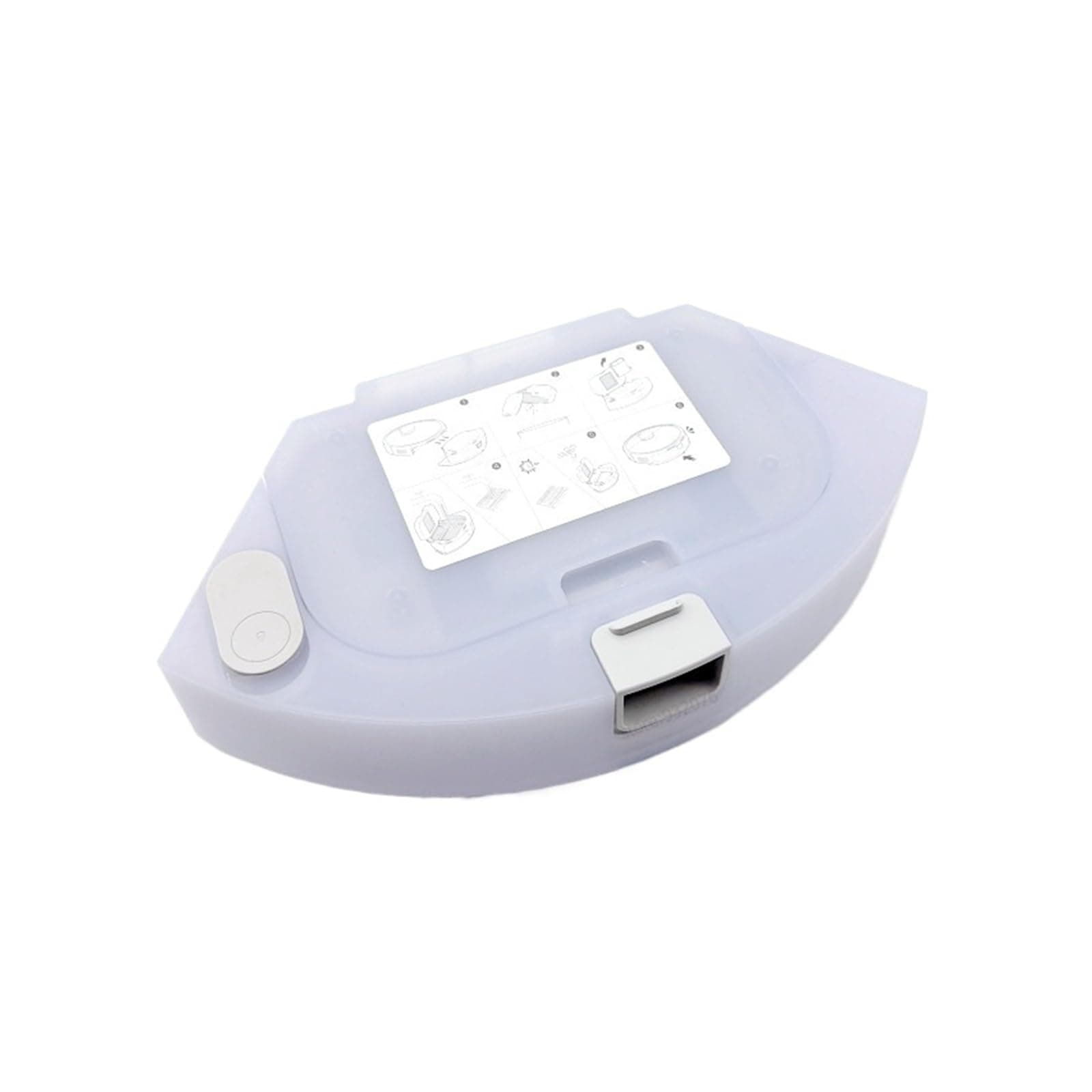 2 in 1 Dustbin Water Tank with Filter Q7 M5 TF L5 Robot Vacuum Cleaner，Compatible for Roborock， Spare Accessories Parts Dust Box(Dustbin Tank White)