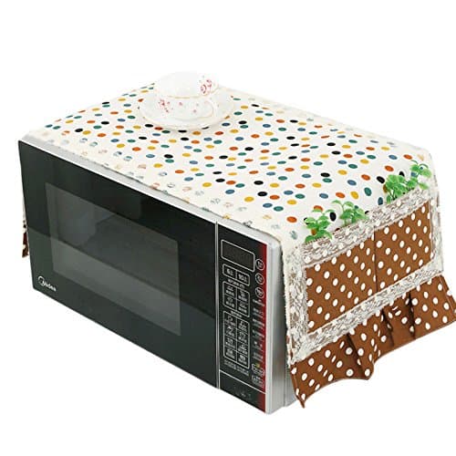 Home Dustproof Printing Microwave Oven Protective Cover Dust Cover Pattern:#5