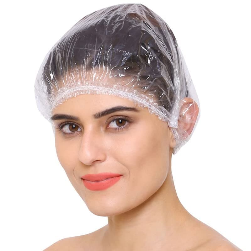 Old Tree Shower Cap (Pack Of 100) - Reusable Waterproof Bath Cap for Women and Men - Shower Cap for Hotel, Spa, Salon & Bathroom