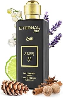 Eternal Love Areej Oud - Long Lasting Unisex Eau de Parfum - Warm Spicy Orien...