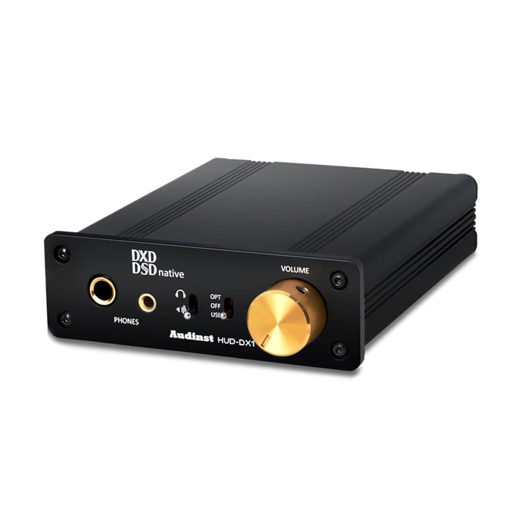 DSD/DXD corresponding headphone amplifier HUD-DX1-BK (black)